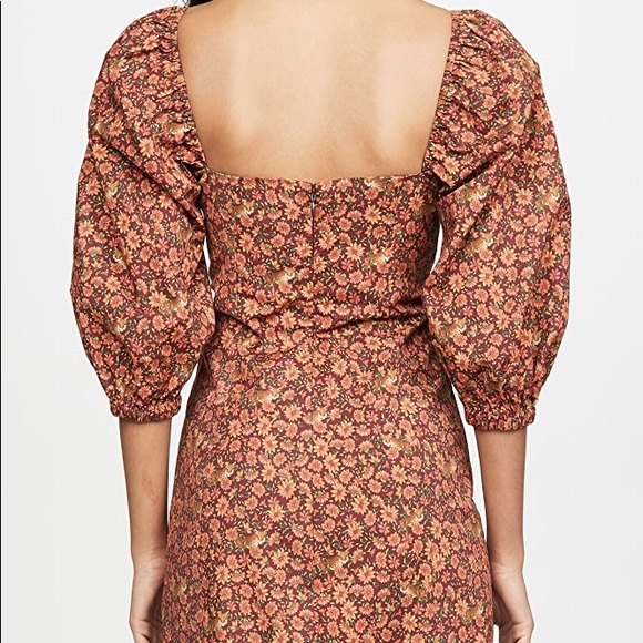 RARE NWOT FARM Rio Leopard Garden Mini Dress - Picture 8 of 11